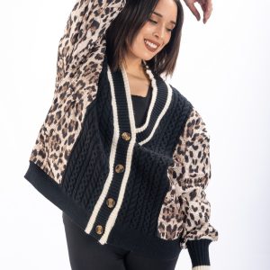 CHAQUETA LIA ANIMAL PRINT